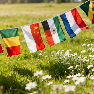 Tùy chỉnh 3x5 Polyester cờ mỹ biểu ngữ và hiển thị cờ của các nước khác nhau - Product Image 6