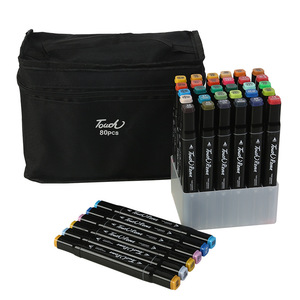 Ensemble de 268 marqueurs permanents à double embout en plastique pour dessin et croquis, marqueurs à l'alcool pour artistes, adultes et enfants - Product Image 4