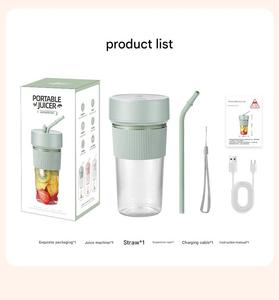 Blender pribadi elektrik Mini dapat diisi ulang USB portabel pembuat <span class=keywords><strong>Smoothie</strong></span> multifungsi untuk penggunaan rumah tangga luar ruangan untuk Hotel - Product Image 2