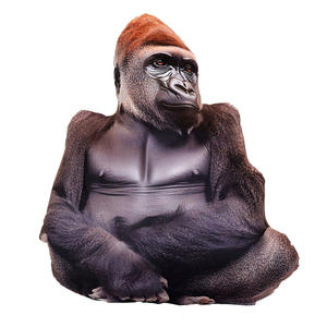 Coussins décoratifs <span class=keywords><strong>et</strong></span> coussins en peluche imprimés tigre, lion, panda de la série Animaux de la <span class=keywords><strong>forêt</strong></span> simulés – Offre Spéciale - Product Image 1