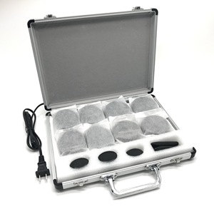 Set di 18 Pietre Calde per Massaggio con Scaldapietre, Kit Professionale o per Spa Domestica per il Relax di Tutto il Corpo - Product Image 2