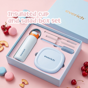 5 Compartments Lunch Box with BPA-Free <strong>Plastic</strong> <strong>Lid</strong> 1500ml Food <strong>Container</strong> and Bottle Gift Set for Multi-Use Storage Solution - Product Image 3