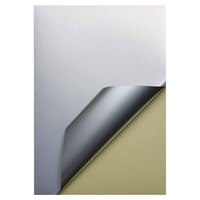Papier autocollant en vinyle pour imprimante laser, imprimable, couché mat argenté, imperméable, A4 A3
