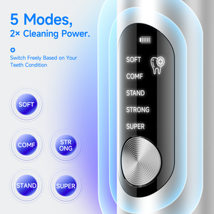 Rimozione del calcolo dentale elettrico per raschietto per tartaro rimozione della placca denti lucidante per sbiancamento dei denti - Product Image 2