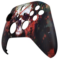 Coque avant de remplacement EXtremeRate à motif personnalisé Phantom Skull pour manette Xbox Series X S