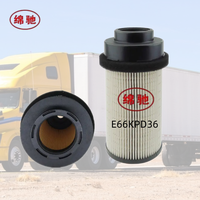 Filtro de Combustible para Motor Diésel Personalizado 1397766 1784782 P550631 F026402033 E66KPD36 para Camión