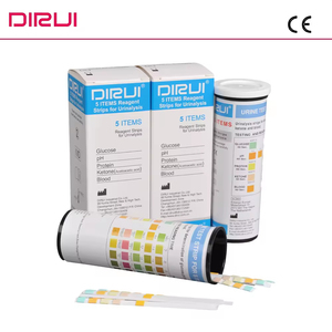 <span class=keywords><strong>Tiras</strong></span> <span class=keywords><strong>Reactivas</strong></span> de Orina DIRUI Confiables con Soporte Técnico en Línea de 5 Parámetros, 95%-98% de Precisión, para Hospitales y Clínicas - Product Image 3