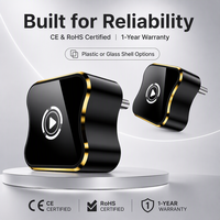 Dongle portable 2 en 1 Type-C USB CarPlay et Android Auto avec récepteur sans fil Plug and Play
