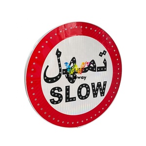 An toàn đường bộ dẫn đường dấu hiệu an toàn cảnh báo năng lượng mặt trời dẫn dấu hiệu giao thông - Product Image 3