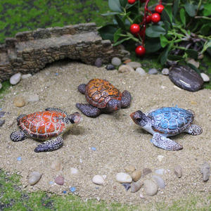 Harsen Handwerk Schildpad Ornamenten Voor Tuin Micro-Landschap Aquarium Kerst Micro-Landschap Zeedieren Cross-Border Kerst - Product Image 1