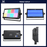 Pack de 10 Lumières de Scène DJ à Effet Stroboscopique et Wash LED RGB DMX 280W (960 LED) à 8+8 Segments avec Flight Case