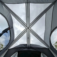 Tente de hayon pour SUV, imperméable toutes saisons, en tissu Oxford, avec structure de soutien droite simple, abri de camping extérieur portable pour l'arrière de voiture, installation rapide
