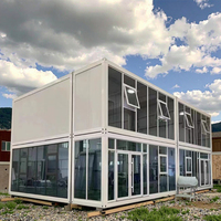 Maison préfabriquée moderne en acier, respirante, écologique et pliable, pour appartements, centres commerciaux, complexes hôteliers, hôtels, entrées, fermes, bureaux et bâtiments