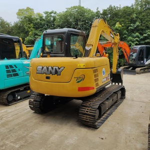 Mini-excavatrice Sany SY75C d'occasion d'origine chinoise, moteur Isuzu, machines de construction et d'agriculture, super performances, bien entretenue - Product Image 5