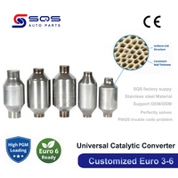 Convertisseur catalytique universel de taille standard de haute qualité, fabrication OEM/ODM, fourni par l'usine SQS, avec certification CE
