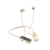 Écouteurs intra-auriculaires Douyin Karaoke avec tour de cou, suppression du bruit, conception étanche, longue autonomie (10-15 heures)