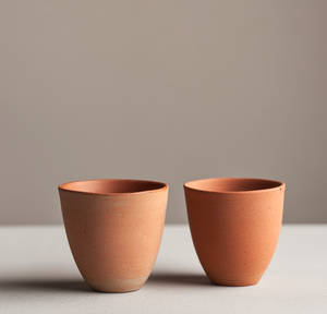 Terracotta Beverage Cups Custom Coffee & Tea Mugs Eco-Friendly Handcrafted Drinkware
