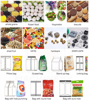 Balanceuse multi-têtes entièrement automatique verticale pour aliments granulés, haricots, graines, riz, fruits secs, machine d'emballage de remplissage