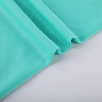 Tissu en maille interlock uni, 100% polyester recyclé, doux et économique
