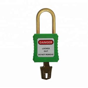 Histay Cadenas de sécurité en plastique durable de 38mm avec manille en acier Clé antivol Manière de déverrouillage - Product Image 5