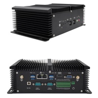 Mini PC EGLOBAL I7 7500U I5 7200U Win10 Linux RS232 MSATA Doble Gigabit VGA 8USB GPIO 4G SIM Mini Ordenador Industrial Sin Ventilador