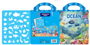 หนังสือสติกเกอร์<span class=keywords><strong>การ์ตูน</strong></span>เจลลี่สำหรับเด็ก สติกเกอร์รูปทะเลแบบใช้ซ้ำได้ ทนทาน เป็นมิตรกับสิ่งแวดล้อม หนังสือกิจกรรมการเรียนรู้สำหรับเด็กก่อนวัยเรียนและเด็กเล็ก - Product Image 3