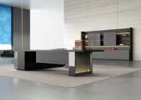 Bureau de direction série Xidun 2m XIDUN-01, mobilier de bureau moderne OEM/ODM, dimensions, couleur et logo personnalisables