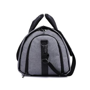 Customised <strong>Duffel</strong> Bags Gym Duffle <strong>Coat</strong> <strong>Men</strong> Bag With Shoe Compartment Large Capacity Gray Foldable Fabric Travel Bags for Clothes - Product Image 4