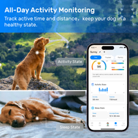 Sistema GPS para Mascotas con Rastreo en Tiempo Real, Alertas de Geocerca, Monitoreo Unificado para Múltiples Mascotas, Datos de Salud y Actividad, Veterinaria con IA, 4G, Silicona