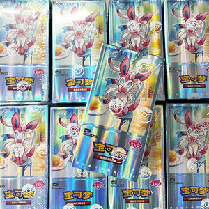 Boîte de boosters JPS Kaarten, authentique et originale, Pokémon chinois, collection de cartes à jouer TCG, authentique, paquet de gemmes, <span class=keywords><strong>2</strong></span> cartes, boîte de boosters - Product Image 1