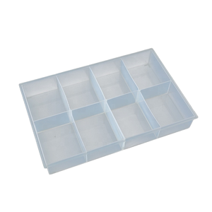 Boîte <span class=keywords><strong>de</strong></span> <span class=keywords><strong>rangement</strong></span> en PP transparente sans couvercle à 8 compartiments pour pièces numériques, accessoires, plateau <span class=keywords><strong>de</strong></span> <span class=keywords><strong>rangement</strong></span>, matériel, boîte à <span class=keywords><strong>vis</strong></span>, <span class=keywords><strong>rangement</strong></span> durable - Product Image 1