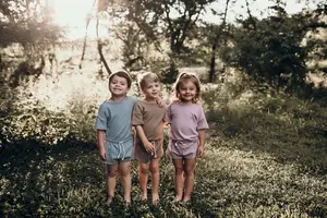 Conjunto de verão para bebês meninos e meninas, 2 peças de algodão orgânico moderno