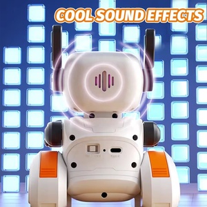 <span class=keywords><strong>Robot</strong></span> jouet télécommandé 2,4 G avec lumière de poursuite, <span class=keywords><strong>robot</strong></span> intelligent interactif à détection de lumière infrarouge, suivi et livraison avec effets sonores - Product Image 6