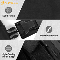 Gilet tactique en nylon 500D multi-poches pour la chasse en extérieur, l'entraînement, la sécurité et le transport d'équipement de charge