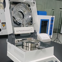 Analyseur d'humidité halogène de paillasse, machine de détermination rapide de l'humidité, résolution 0,01 %, plage 0,01-100 %, matériau ABS, garantie 1 an