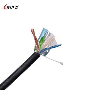 สายแลนที่หุ้มฉนวน FTP ในร่มสำหรับ Cat6-ทองแดงล้วน4-คู่8-core พร้อมปลอก PVC-สายสื่อสารป้องกันการรบกวน - Product Image 5