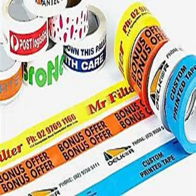 Factory Printing Tape, Gum Tape, Packing Tape, Adhesive BOPP Offer Sample Customized LOGO High-quality Wholesale Brand Packaging