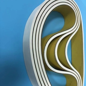 WD Best Quality 4 Pieces Yellow & <b>White</b> Belts 980x25x8 for Feeder Belt - Product Image 1