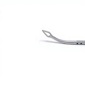Pinzas Curvas Manuales de Acero Inoxidable BISONS para Cirugía, Instrumento Quirúrgico Angulado de 20 cm, Alta Calidad, Certificación CE - Product Image 1