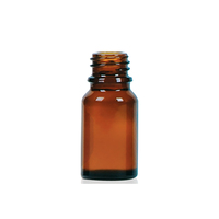 Flacon compte-gouttes en verre ambré de 10 ml pour huile essentielle, vente chaude