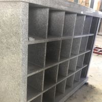 SH STONE pierre naturelle granit gris crypte mausolée columbarium et chapelle funéraire 48 niches double face urne funéraire prix