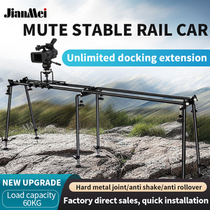 Jianmei Hợp kim nhôm LDH-2m máy ảnh thanh trượt Hướng dẫn sử dụng/điện máy ảnh DSLR chuyên nghiệp máy ảnh ổn định vô hạn Ext - Product Image 2