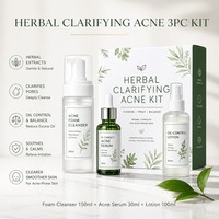 Kit de Belleza Facial Jinmeizan con Extractos Herbales Sin Fragancia, Certificado ISO 22716 y Registrado por la FDA, Suave y Natural, Clarifica los Poros