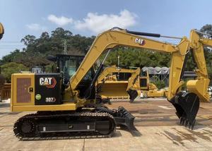 Excavadora Hidráulica Usada Cat 307 de 7 Toneladas, Mini Excavadora de Orugas Caterpillar para Trabajos de Renovación Municipal y Construcción de Paisajismo - Product Image 3