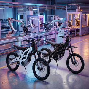 มอเตอร์ไซค์ไฟฟ้า US STOCK 79 Bike 72V GT สำหรับขับขี่ออฟโรด ความเร็ว 59 ไมล์ต่อชั่วโมง กำลัง 16 กิโลวัตต์ แบตเตอรี่ 40 แอมป์ชั่วโมง แรงบิด 610 นิวตันเมตร มอเตอร์ไซค์วิบากไฟฟ้าแบบสปอร์ต - Product Image 1