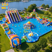 Château gonflable commercial WODI de qualité supérieure en PVC de 0,55 mm, château gonflable aquatique pour enfants et adultes, certifié CE/UL.