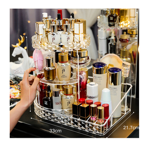Carousel Spinning Holder Storage Rack 360 Rotating cosmetic makeup organizer makeup organizer travel makeup organizer