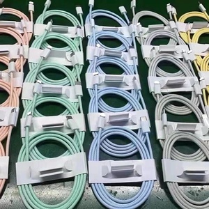 Cable de datos USB de hilo trenzado Premium 20W 24A Cable de <span class=keywords><strong>carga</strong></span> rápido PD <span class=keywords><strong>para</strong></span> <span class=keywords><strong>Iphone</strong></span> 14 13 12 11 pro <span class=keywords><strong>Max</strong></span> X XR <span class=keywords><strong>XS</strong></span> 8 7 Cable de cargador - Product Image 5