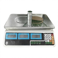 Balance de Comptoir Commerciale Numérique LCD de Précision ACS-219 pour le Commerce Extérieur, 40 kg, Étanche, Calcul du Prix Unitaire pour Supermarché