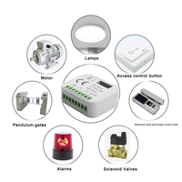 Module récepteur de relais sans fil universel 433 MHz DC 12V 2 canaux et 2 télécommandes émettrices 433 MHz